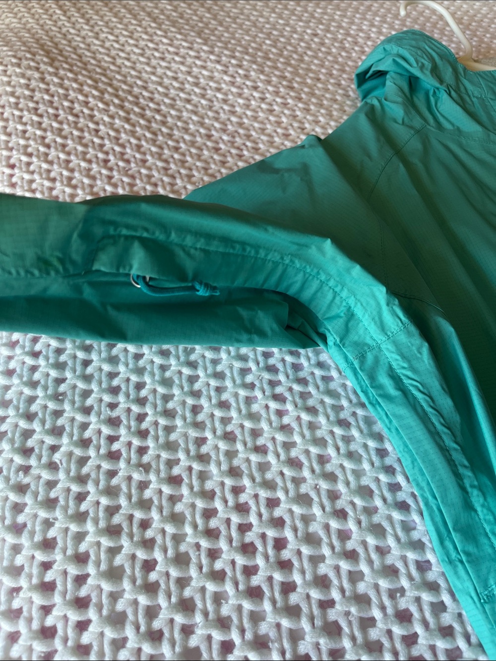 The North Face Teal Hooded Shell Jacket - Picture 5 of 9